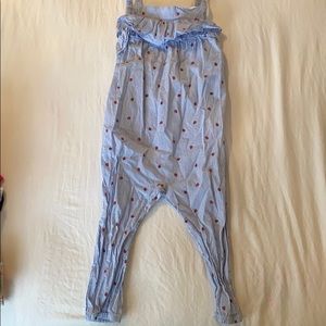 Lady bug long jumpsuit overall